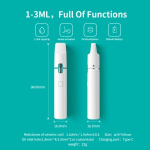 [BD31] Boshang 1-3ml Clog-Free Dual Airflow Ceramic Coil Disposable