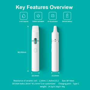 BD31 | BOSHANG Clog-Free Dual Airflow Preheat All-In-One Disposable Device