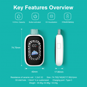 BD68 | BOSHANG Full Smart Screen Display All-In-One Disposable