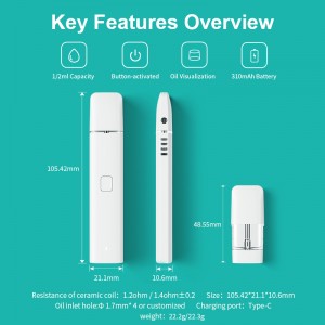 BD39 Pod | BOSHANG Rechargeable Disposable Pod