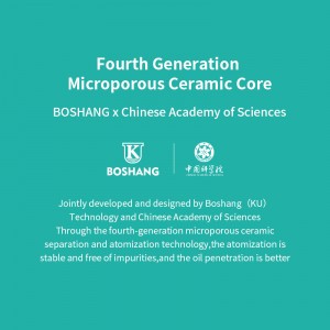 MC26 | BOSHANG 1ml No-capping 316L Stainless Steel Center Post Cartridge