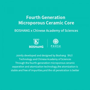 BD22 | Boshang Full Ceramic Disposable Vape Pen with Charging