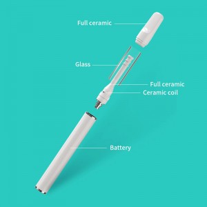 BD27 | BOSHANG Full Ceramic Disposable Vape Pen with Charging Port