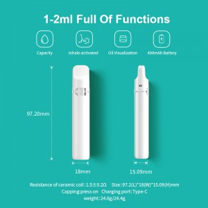 [BD56-C] Boshang 1ml 2ml Center Post-Free Rechargeable All-In-One Disposable