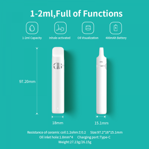 [BD56-A] Boshang 1ml 2ml Rechargeable All-In-One Disposable