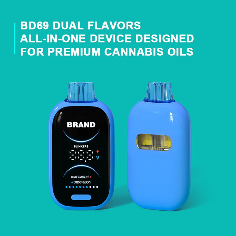 BD69 Dual Flavors All-In-One Device Designed for Premium Cannabis Oils