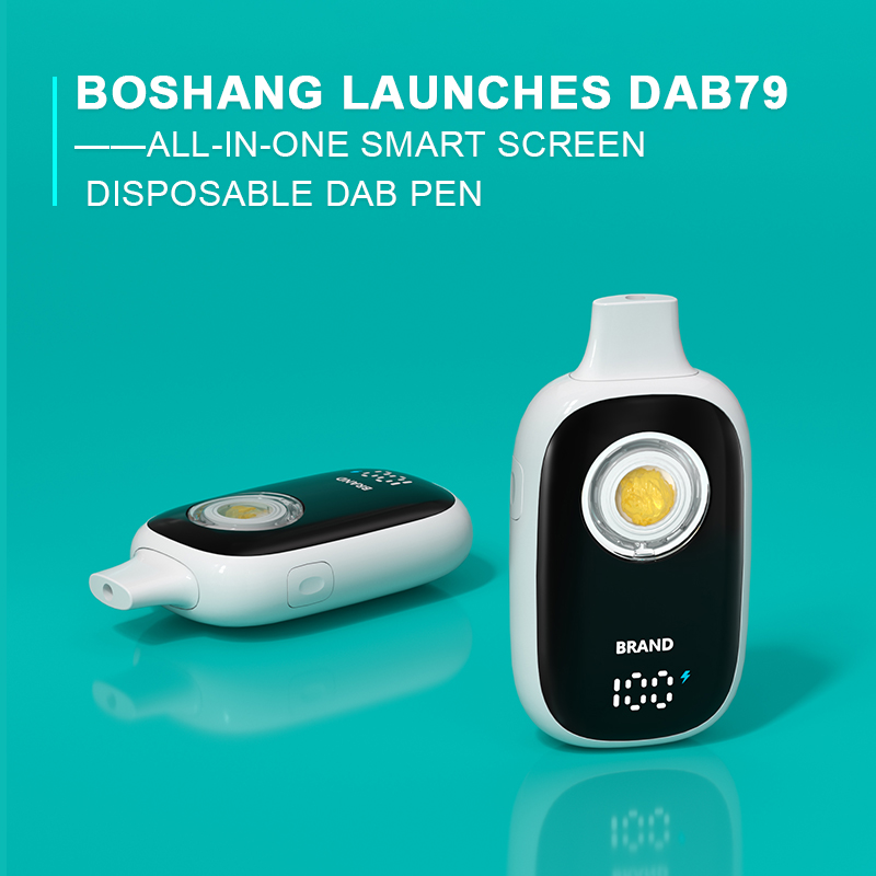 BOSHANG Launches Dab79——All-In-One Smart Screen Disposable Dab Pen