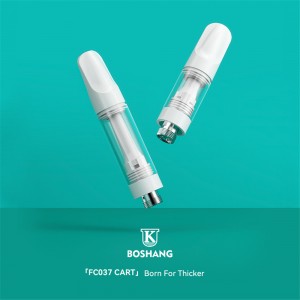 The thc/cbd cartridge for thick oil